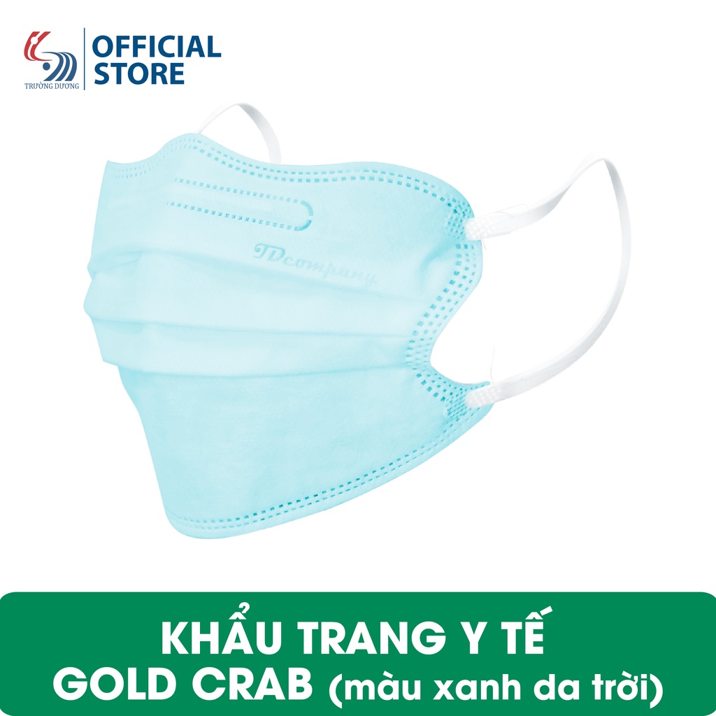 Khẩu trang y tế Gold Crab -  Hộp 30 cái