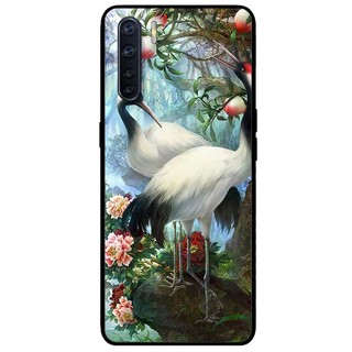 Ốp lưng Oppo Reno 3 / A91 - Reno 3 Pro - Reno 4 - Reno 4 Pro - Reno 5 - Reno 5 Pro mẫu Cặp Đôi Hạc