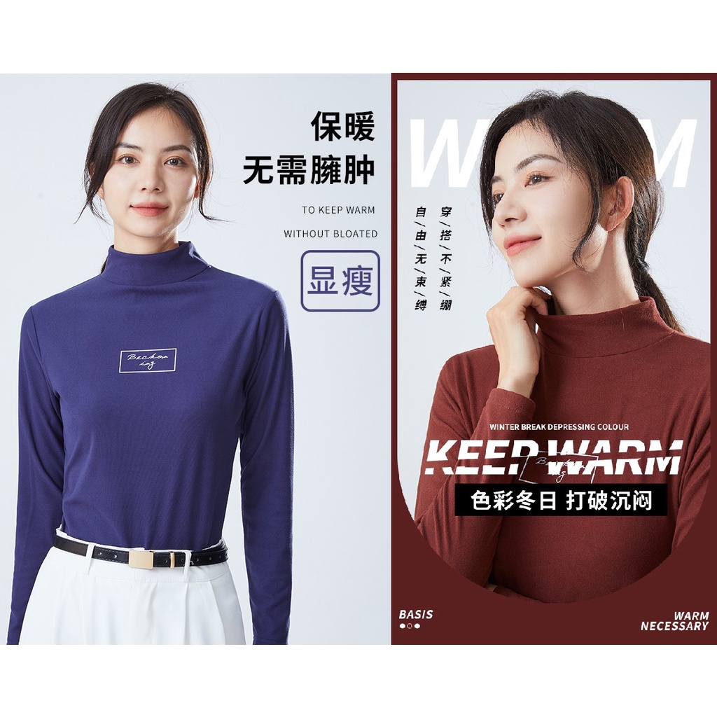 [LF.VN] Áo Sơ Mi Nhung Cổ Cao Tay Dài Thời Trang Mùa Thu Cho Nữ