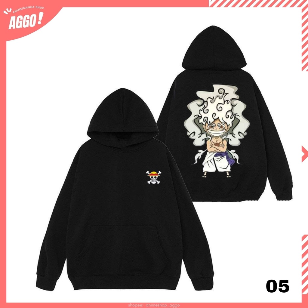 Áo Hoodie Nỉ Anime One Piece, Luffy Gear 5. Áo Nỉ Dày Dặn Phong Cách Trẻ Trung Năng Động Form Rộng Nam Nữ Đủ Size