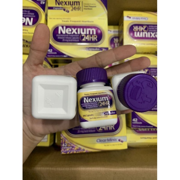 NEXIUM 24hr 42 viênHỖ TRỢ TRÀO NGƯỢC DẠ DÀY, VIÊM LOÉT BAO TỬ