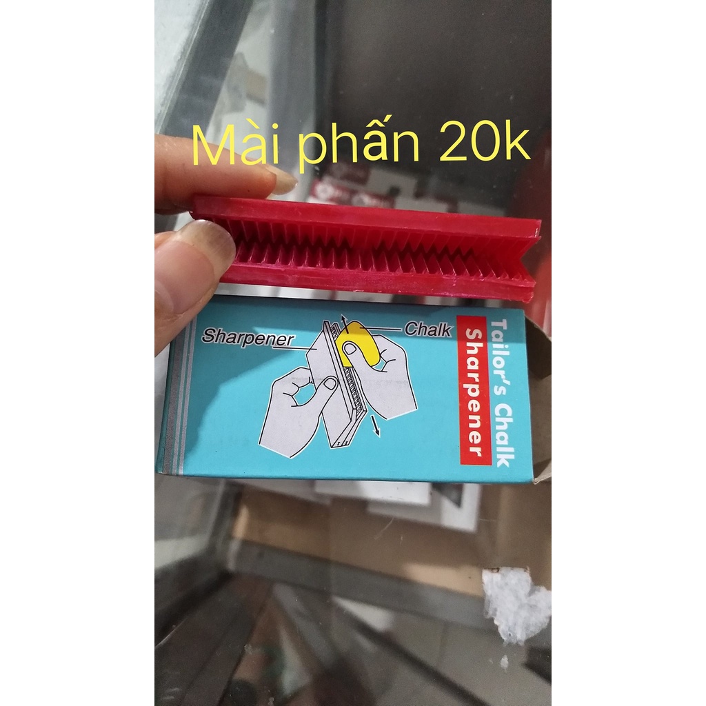 Combo phấn vẽ vải 4 màu + mài phấn