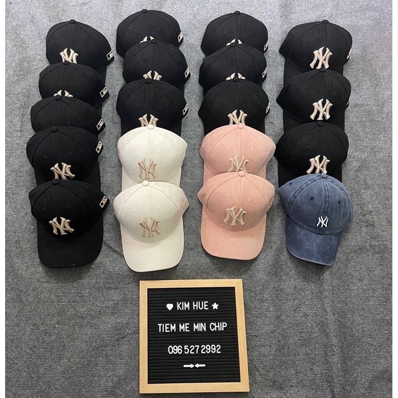 Mũ thêu chữ NY xuất xịn, full tag