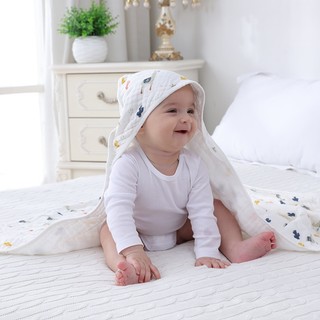 Khăn tắm xô có mũ⚡️free ship⚡️choàng bế có mũ xuất nhật cho bé sơ sinh kích thước 70 x 70 cm