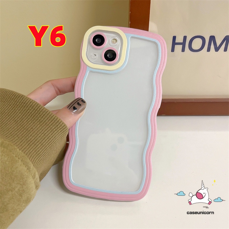 Ốp Điện Thoại Viền Lượn Sóng Màu Kẹo Tương Phản Sang Trọng Cho iPhone 7plus 8plus 7 8 6 6s Plus XR X XS Max SE 2020 11Pro Max