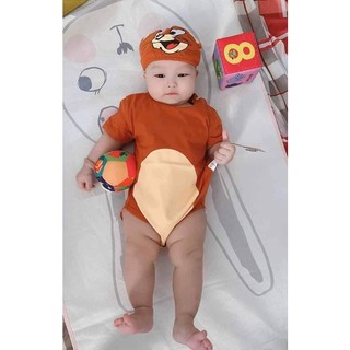 Body Suit Cho Bé Mẫu Hình Thú Dễ Thương