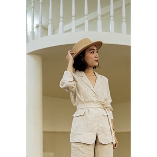 Áo khoác blazer linen - nella blazer - phuta