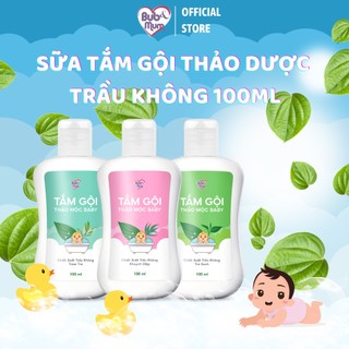 Sữa tắm gội cho bé chiết xuất thảo mộc Trầu Không 100ml BuB&MuM