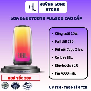 Loa bluetooth jbl pulse 5 full led 360° - kết nối nhiều loa - công suất 10w
