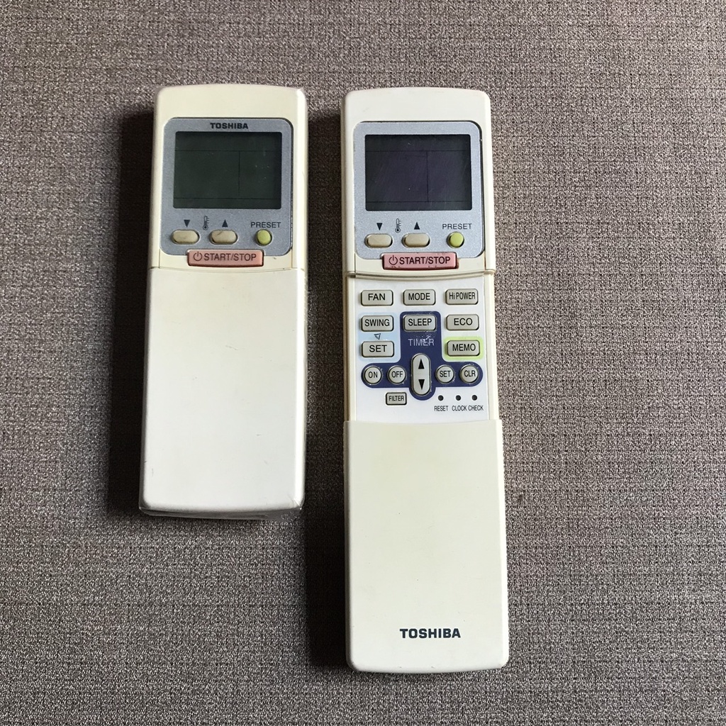 Remote điều khiển điều hòa máy lạnh toshiba nắp trượt đời cũ hàng zin