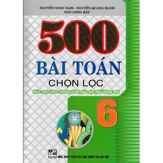Sách-500 bài toán chọn lọc lớp 6 -