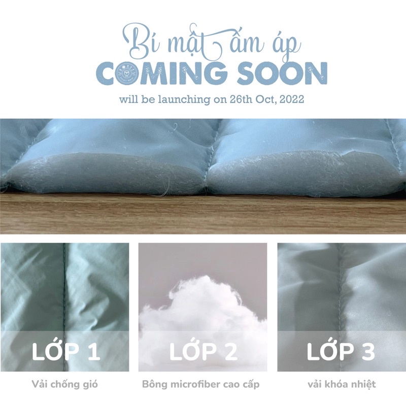 Hrnee - Áo gile phao bông cao cấp thời trang thu đông cho bé