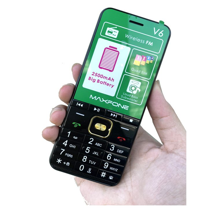 ⚡️ ĐIỆN THOẠI MAXFONE V6 4 SIM 4 SÓNG ONLINE