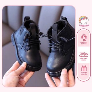 Bốt cho bé cổ cao da mềm cho bé trai bé gái