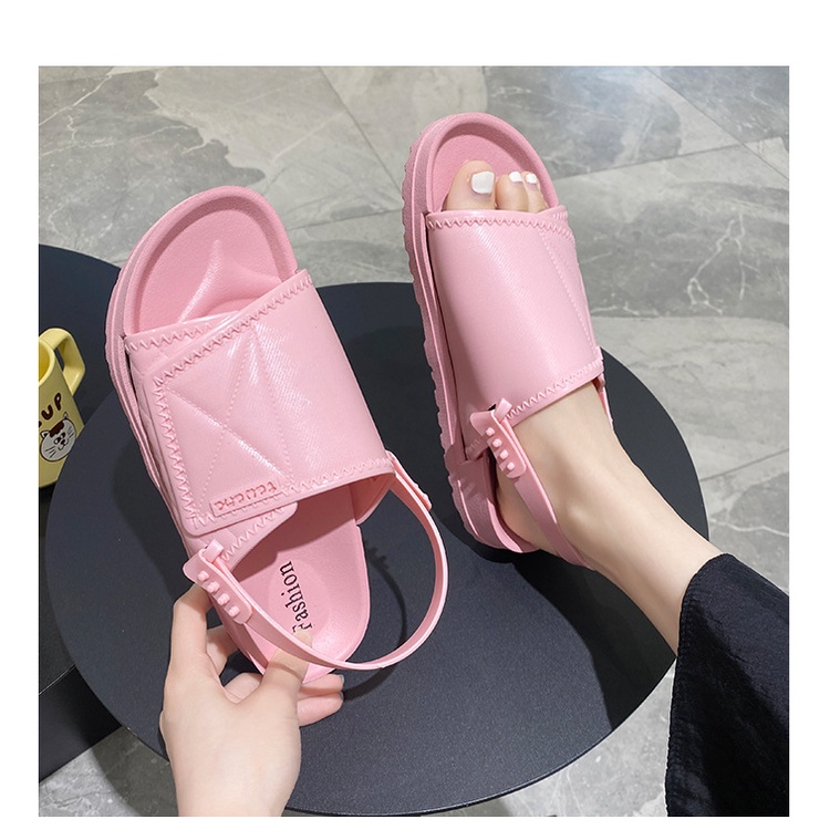 Giày sandal alina nữ đi mưa đi biển đế bánh mỳ siêu bềnSP V256 + Validep03 V315