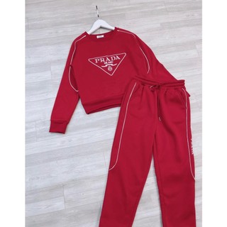SET BỘ NỮ MÀU ĐỎ LOGO PRA.DA