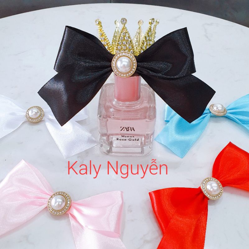 Kẹp nơ đính Charm hàn quốc hình HÌNH VÀ VIDEO SHOP TỰ CHỤP 100%