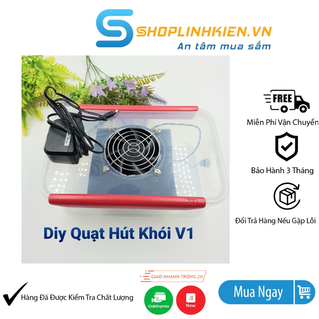 Máy Hút Khói Hàn K-493-DIY Tấm Lọc Carbon Hakko493 bộ lọc khói hàn tiện dụng-ShopLinhKienM2M