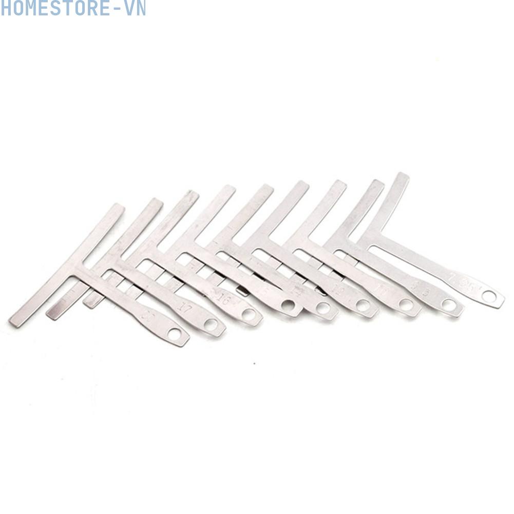 (MớI) Bộ 9 VòNg Đo Kim LoạI 66 * 70mm