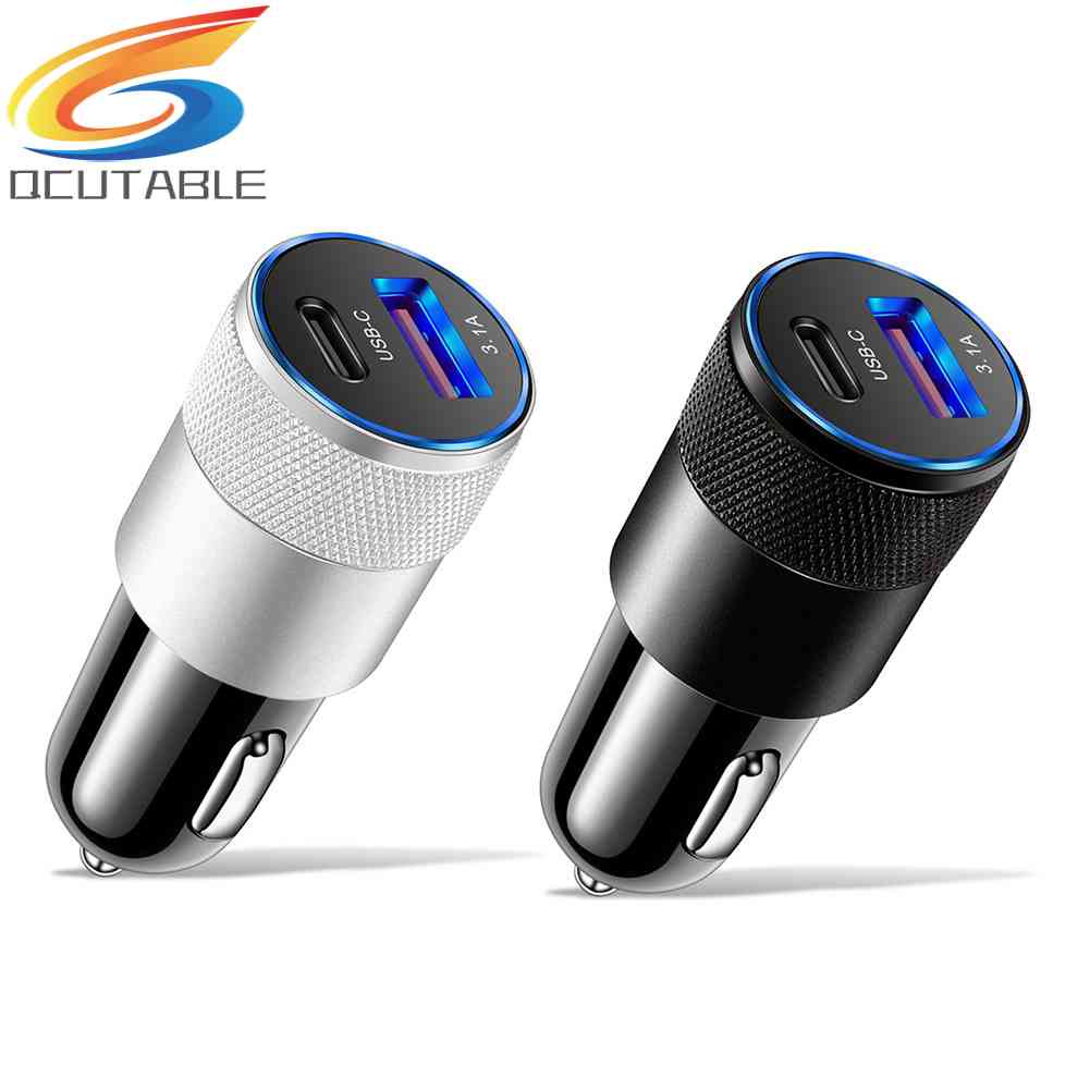 Tẩu Sạc Nhanh Cổng USB Type C 3.1A 15W PD Cho Điện Thoại