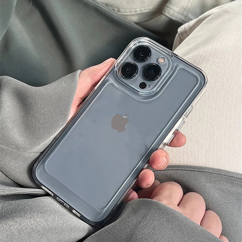 Ốp Điện Thoại Acrylic Cứng Trong Suốt Chống Sốc Mẫu Mới Cho iPhone 14 13 12 11 Pro Max XS Max XR X 13Pro 14 Plus 14