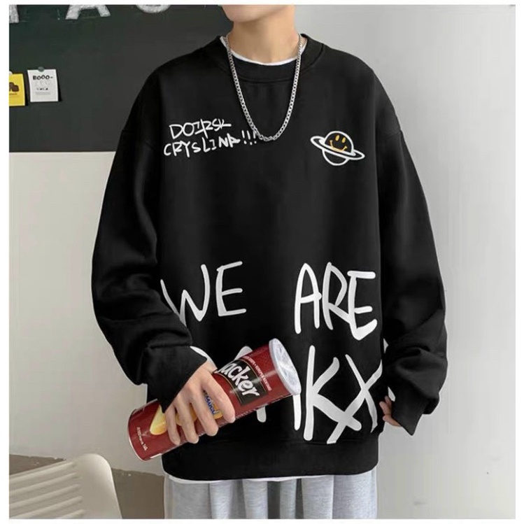 (HCM) ÁO KHOÁC NỈ HODDIES NAM CỔ CHUI - THỜI TRANG HÀN QUỐC , NAM FORM RỘNG HỌA TIẾT SIÊU HOTTREND KM FASHION