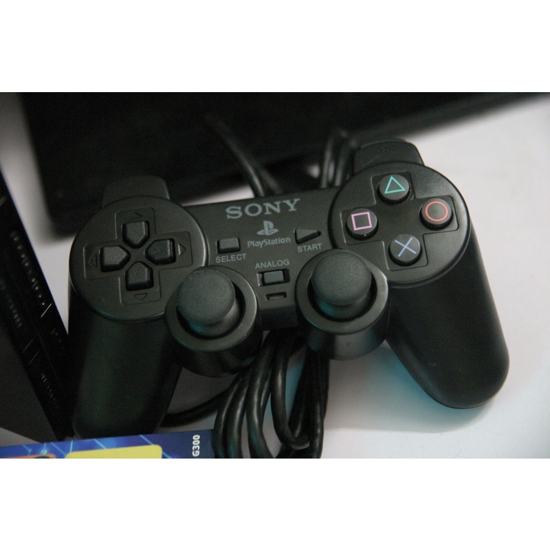 Tay cầm PS2 màu đen 100%