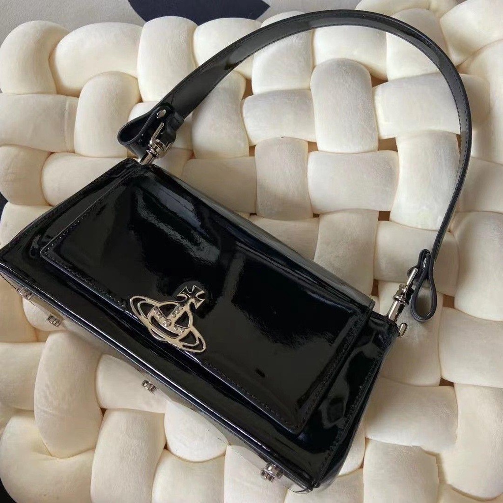 Túi Xách Da Bóng Dáng Vuông Nhỏ Thời Trang Cao Cấp