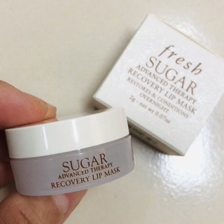 Mặt nạ ngủ phục hồi môi Fresh Sugar Recovery Lip Mask Advanced Therapy 2g