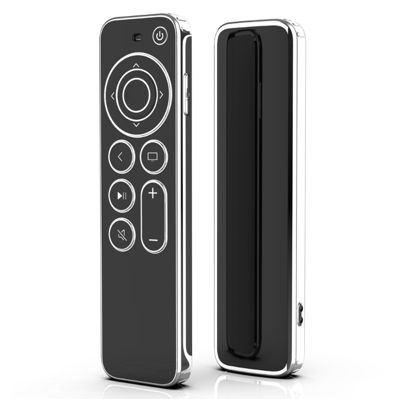 Vỏ Bọc Điều Khiển Từ Xa Bằng TPU Mềm Mạ Điện Cho TV 2 / Siri 2