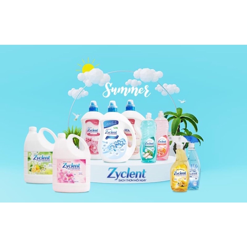 Sỉ nước giặc zyclent 3.8kg