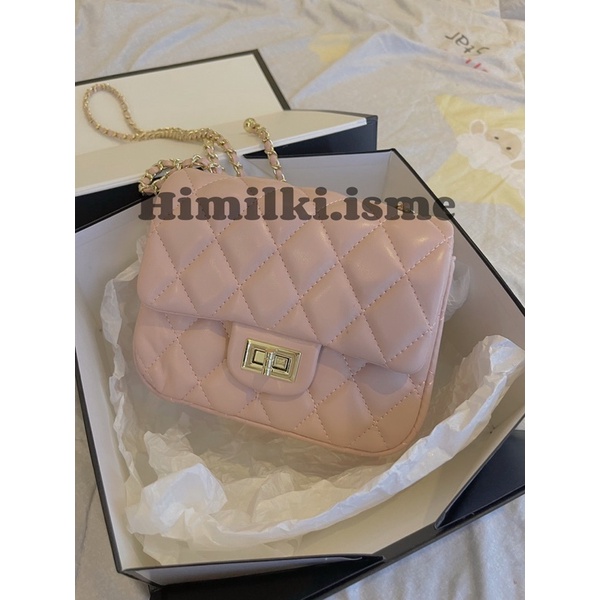 Túi XÁCH DA PU KHOÁ VÀNG