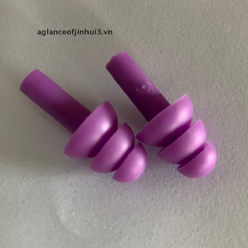 1 Cặp Nút Bịt Tai Chống Ngáy Bằng Silicone Tiện Dụng Khi Ngủ