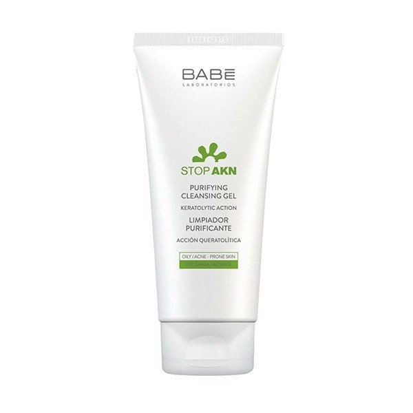 Sữa rửa mặt BABE Stop Akn Purifying Cleansing gel cho da dầu mụn 200ml - AJAS SKINLAB