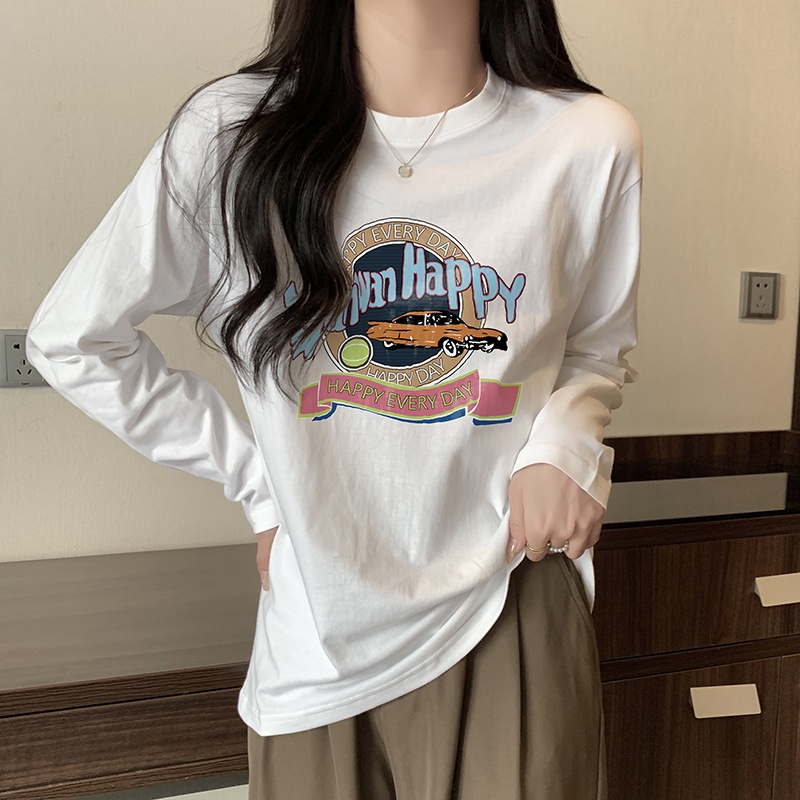 NRVP Áo Thun Nữ Dài Tay Thời Trang Hàn Quốc 2023