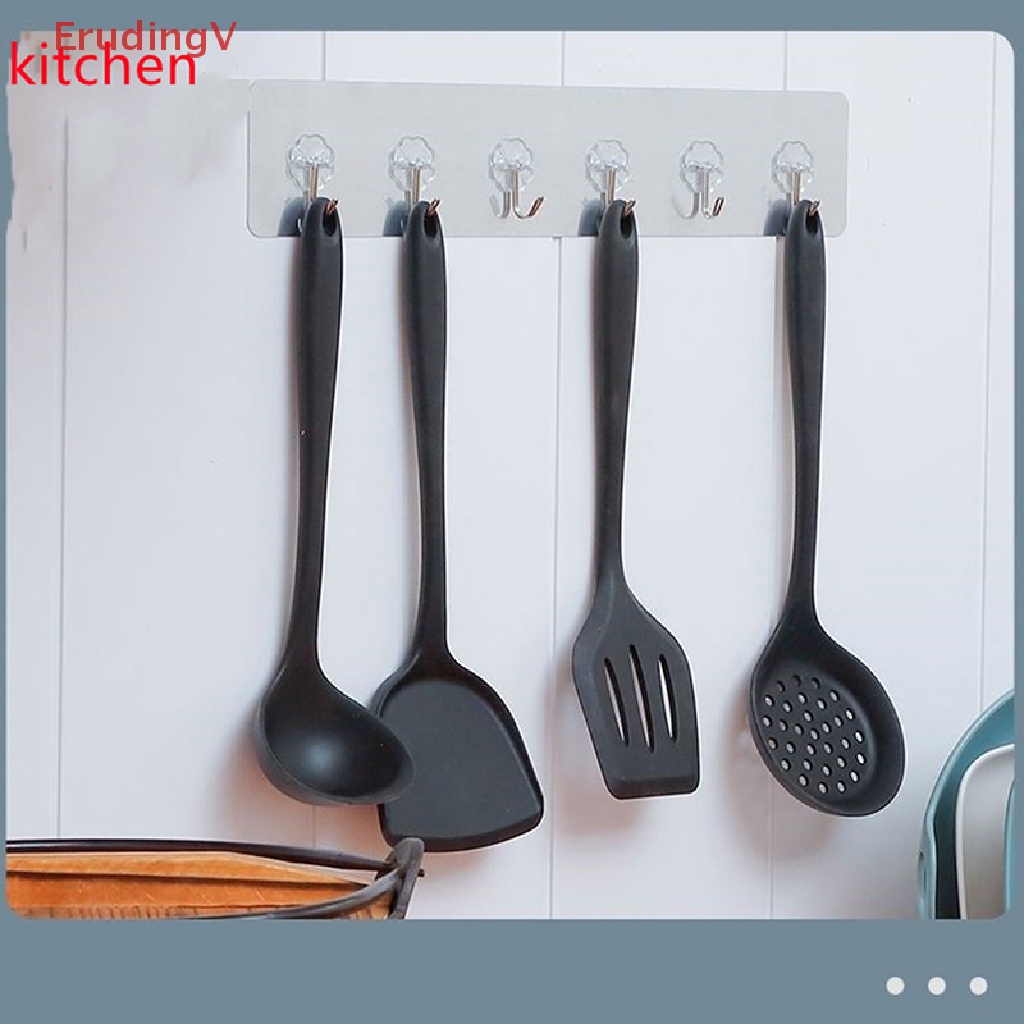 [ErudingV] Móc Treo Đồ Dán Tường Không Để Lại Dấu Vết Trong Suốt [Mới]