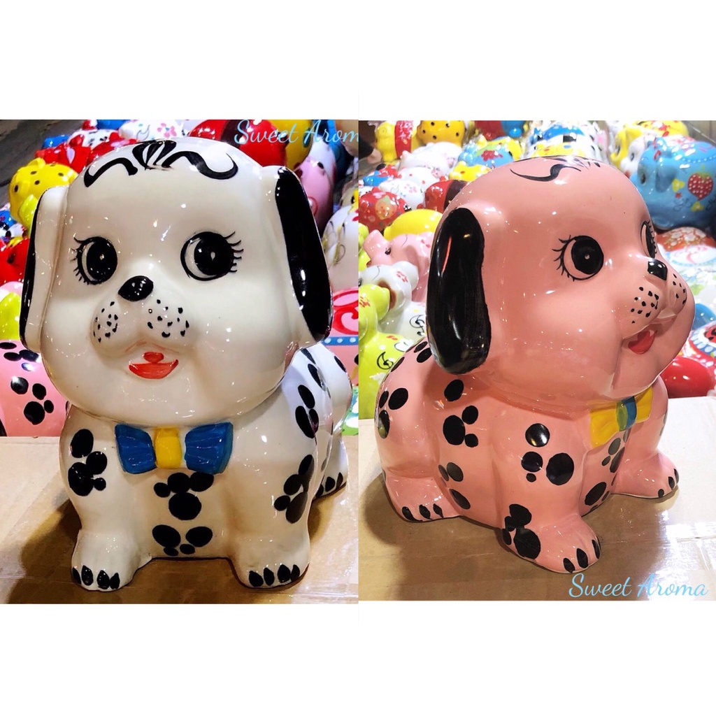 Heo Sứ CÚN Size Lớn Cao Cấp Màu Bao Đẹp Size 25cm * 23cm (Sỉ lẻ toàn quốc):