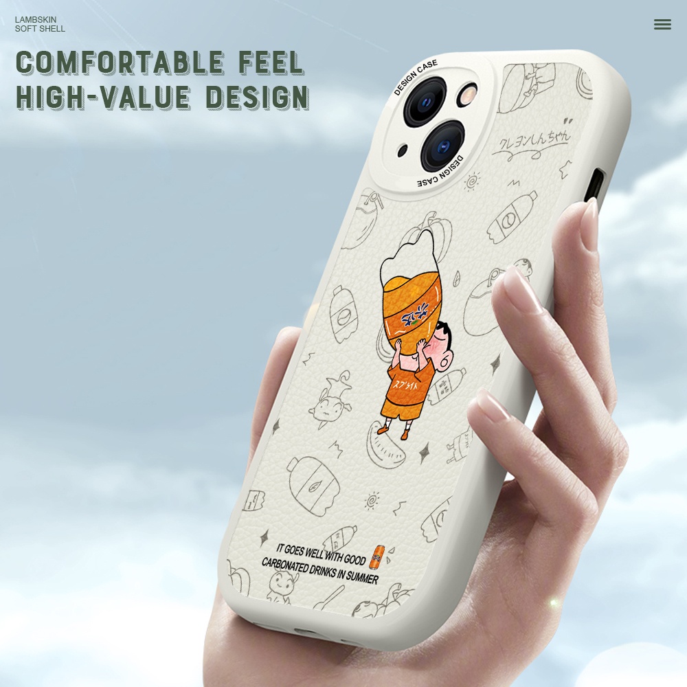 Xiaomi Mi 10 9 8 10T Pro Lite Cho Ốp lưng điện thoại In Hình Lambskin Crayon Shin-chan