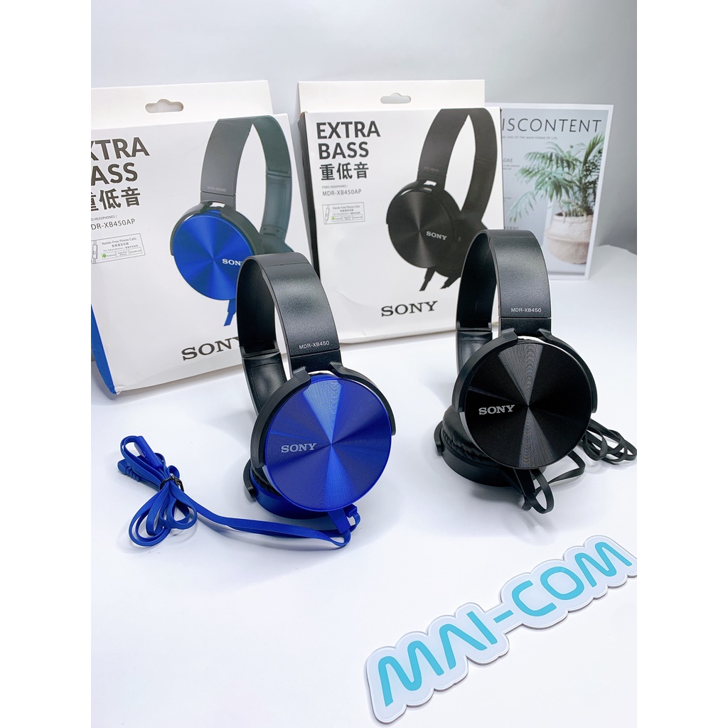 Tai Nghe Chụp Tai Có Dây S.o.n.y H.e.a.d P.h.o.n.e XB450AP Có Mic Cho Điện Thoại Máy Tính