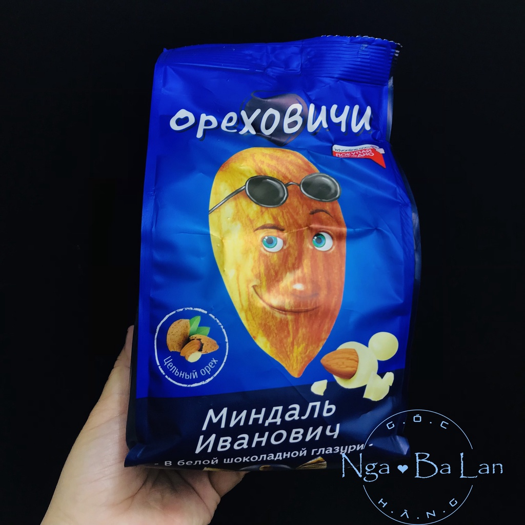 KẸO SOCOLA HẠNH NHÂN IVAN NGA GÓI 400G