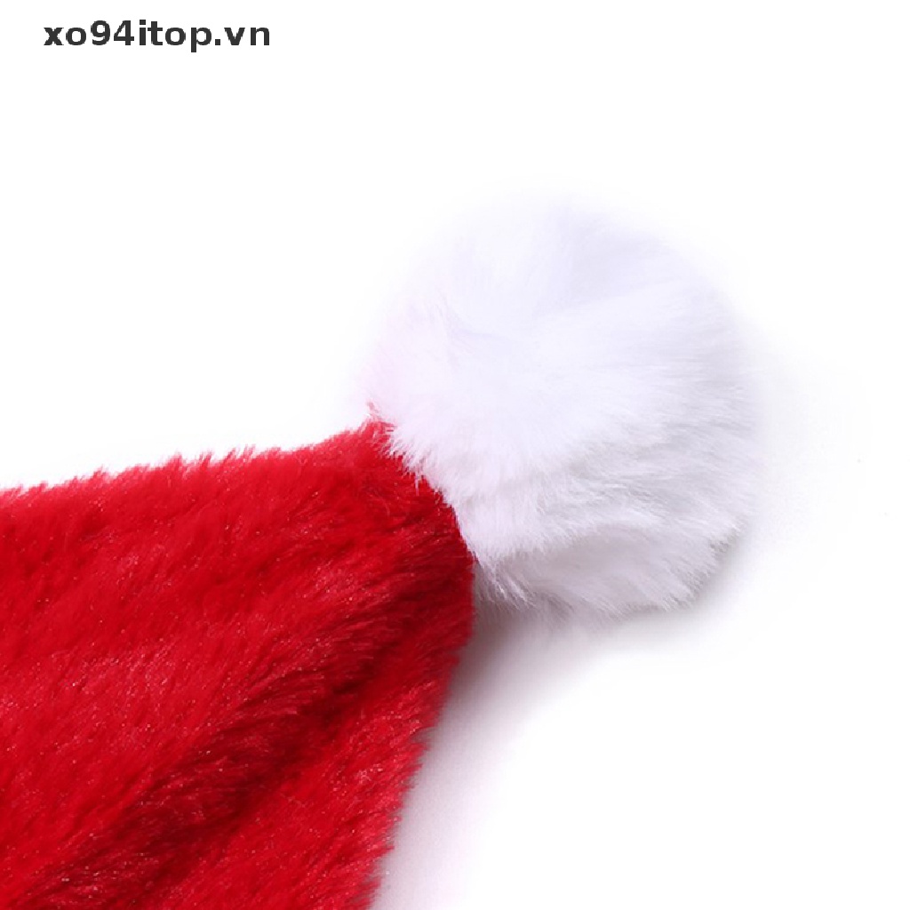 Mũ Ông Già Noel Đội Mũ Bảo Hiểm Trang Trí Xe Máy