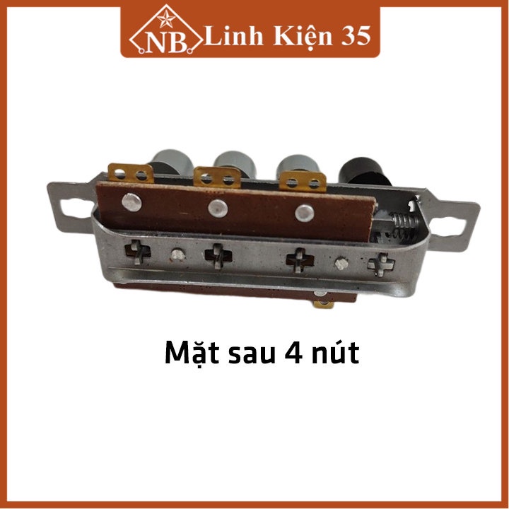 Bộ công tắc số quạt 4 nút/5 nút loại tròn, phím bấm điều chỉnh tốc độ gió cho quạt cây, quạt bàn siêu rẻ