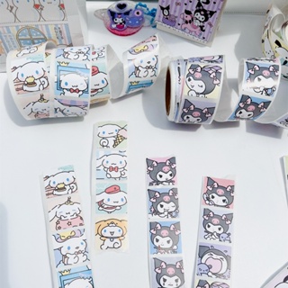 Sanrio bộ 200 miếng dán trang trí hộp quà hình kuromi cinnamoroll dễ thương - ảnh sản phẩm 5