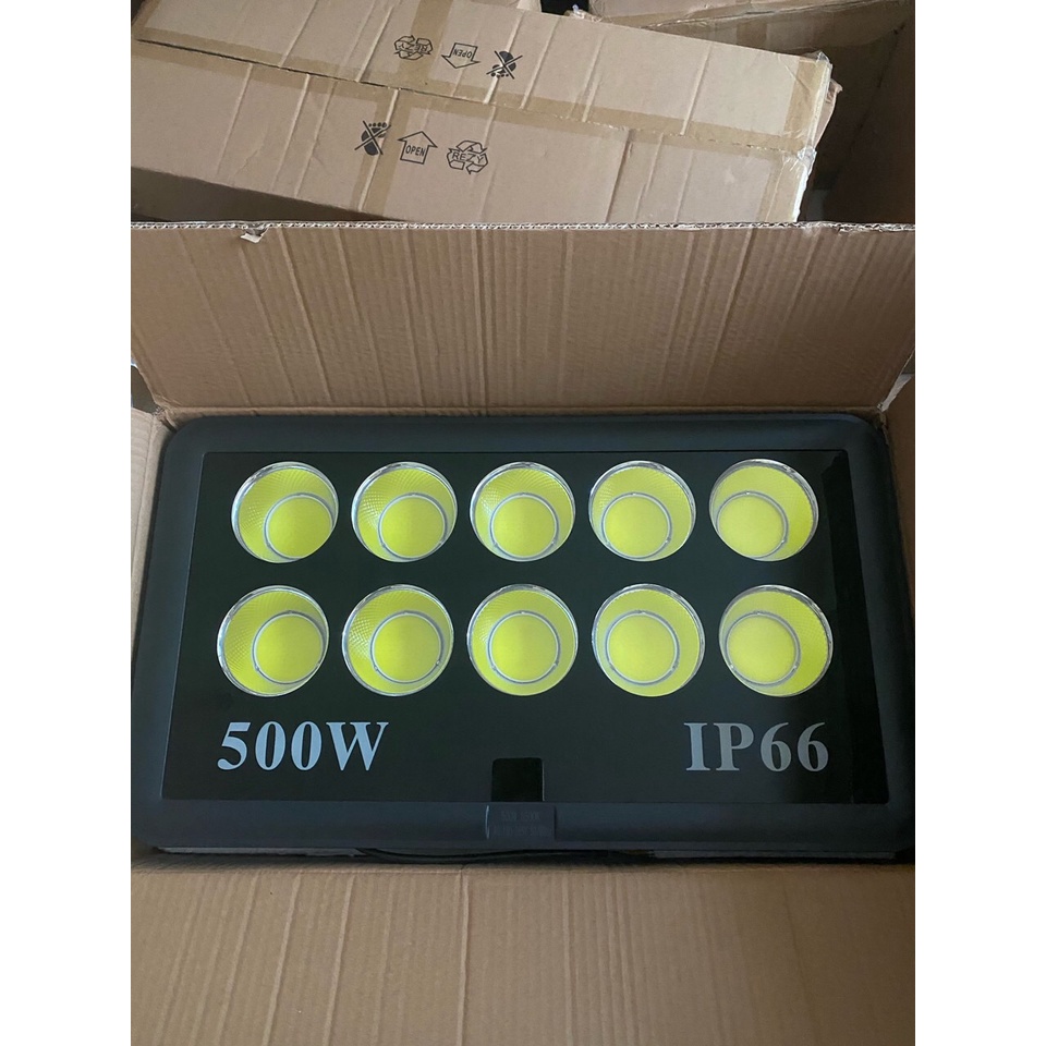 Đèn led pha cốc 500w IP66 ngoài trời siêu sáng Pha chiếu sâu Chiếu sân bóng