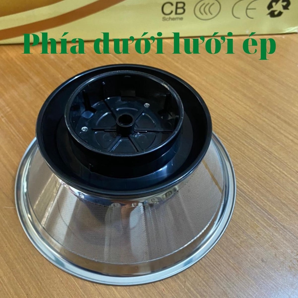 Lưới, nắp chụp máy ép trái cây Gali model 7005 bằng nhựa và inox 304 hàng chính hãng thay thế yên tâm