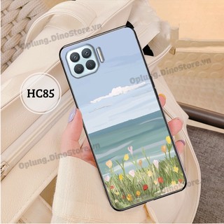 Ốp lưng Oppo A73/A93/F17/F17 Pro in hình hoa vintage đơn giản cho mọi lứa tuổi kiểu dáng bo viền bảo vệ camera.