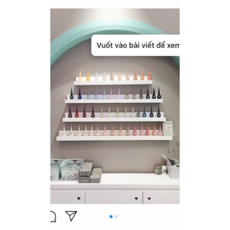 Combo 5 thanh ngang để sơn nail dài 40,50,60,70,80 sâu 8cm