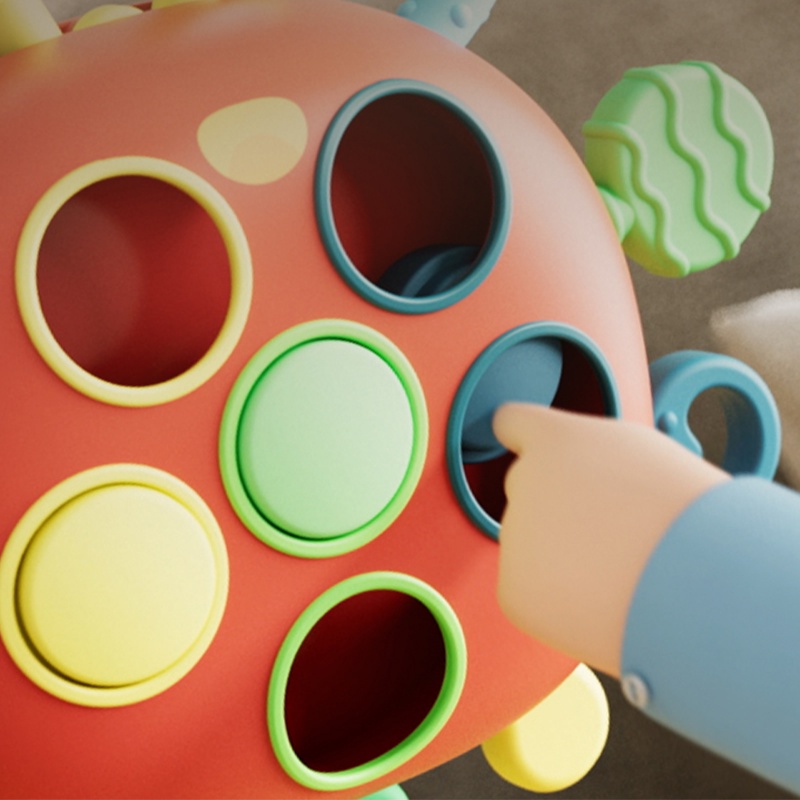 Đồ Chơi Con Cua Hoạt Hình Phát Triển Trí Thông Minh Cho Trẻ Em 1 2 3 Tuổi