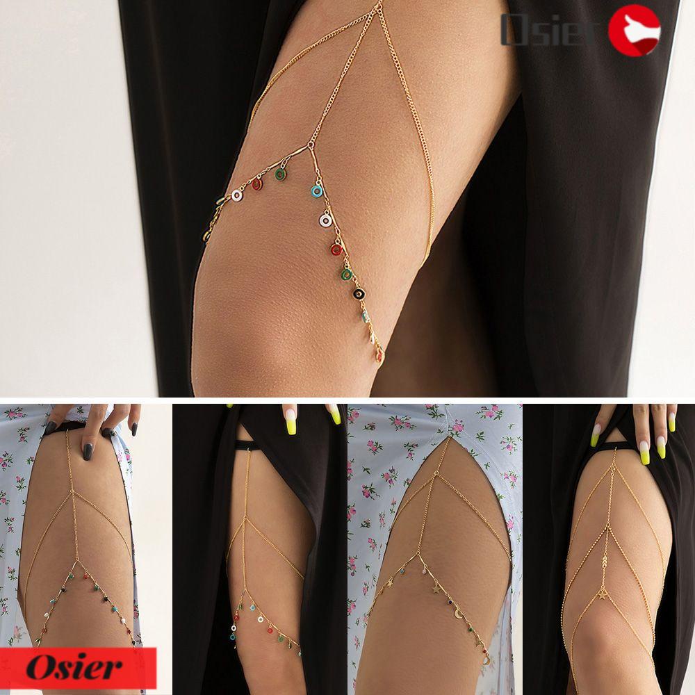 Chuỗi Vòng Đeo Đùi 1 Tầng Thời Trang Đi Biển Cho Nữ