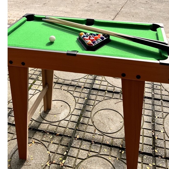 Bàn Bi Da mini Tomcity bằng gỗ dài 69cm cao 60cm chất lượng cao Hình ảnh thật shop tự chụp